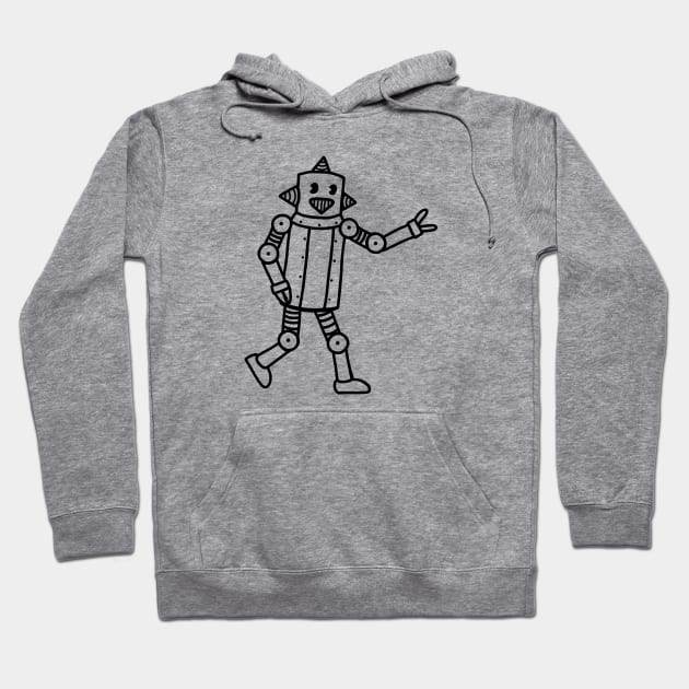 Vintage CP Robot 2 Hoodie by NoirPineapple